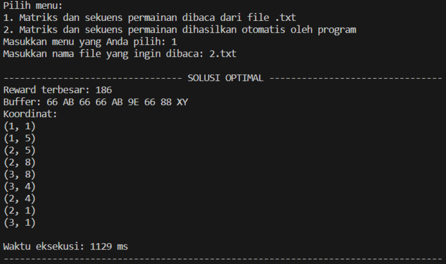 Cyberpunk 2077 Breach Protocol Solver